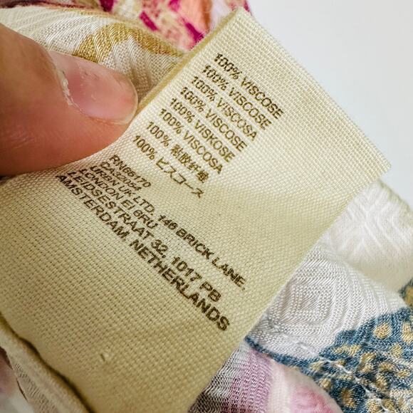 Anthropologie Let Me Be Quilted Floral Blouse size xs - Picture 5 of 10